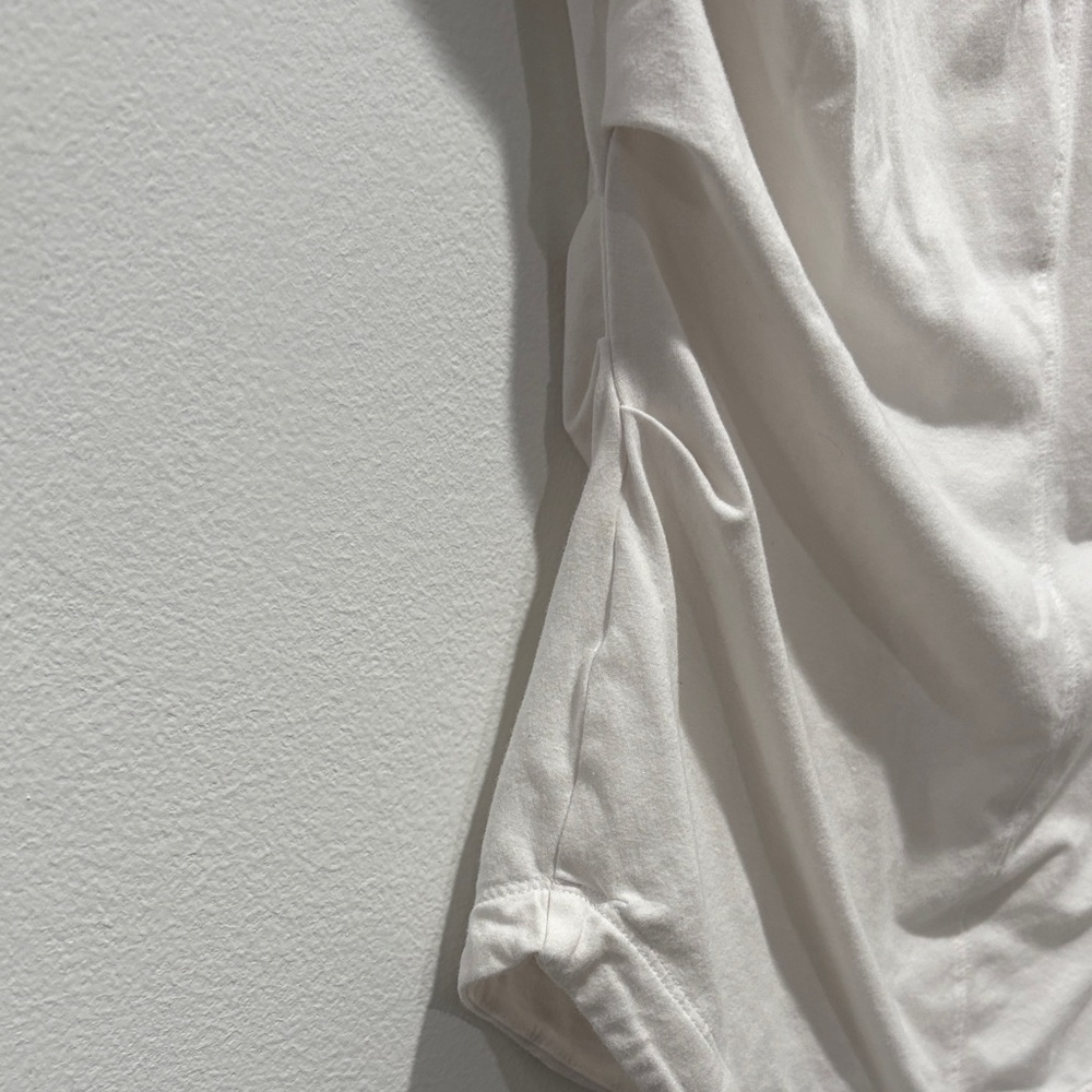 Athleta Women's Classic White Short Sleeve Tee - Picture 5 of 5